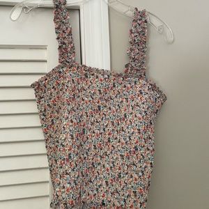 NWOT abercrombie and fitch floral tank top